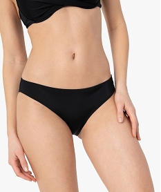 GEMO Bas de maillot de bain femme forme culotte Noir