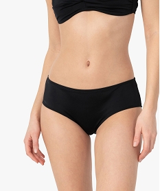 GEMO Bas de maillot de bain femme forme shorty Noir