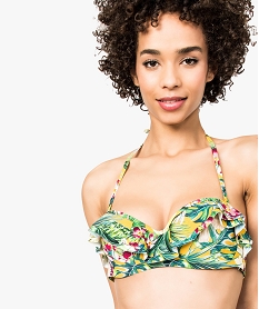 ACCESSOIRE VIOLET BAIN AOP TROPICAL