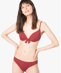 haut de maillot de bain femme a armatures et petit nœud rouge haut de maillots de bain7426401_2