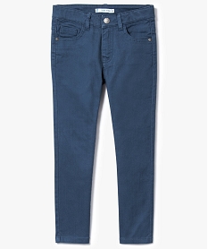 pantalon garcon 5 poches twill stretch bleu7452001_1
