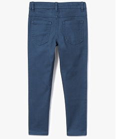 pantalon garcon 5 poches twill stretch bleu7452001_2