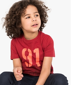GEMO Tee-shirt à manches courtes motif Formule 1 Rouge