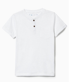 SWEAT BLEU TEE-SHIRT BLANC