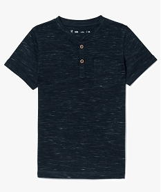 SANS GENRE BLEU ELECTRIQUE TEE-SHIRT ANTHRACITE CHIN