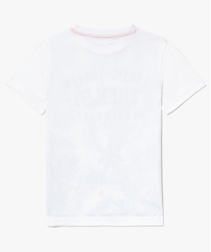 tee-shirt motif inspiration tropicale blanc7466801_2
