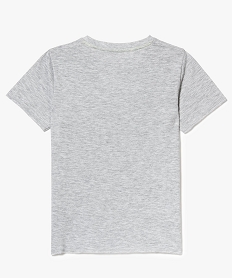 tee-shirt chine avec bords francs gris7467501_2