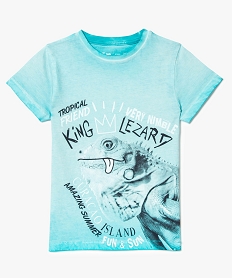 GEMO Tee-shirt motif surf 100% coton Vert