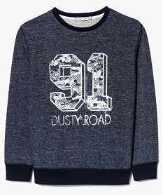 sweat imprime chine bleu7472201_3