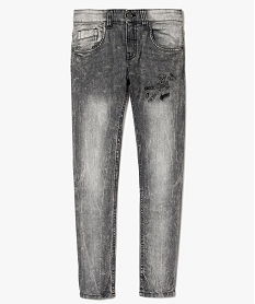 jean avec motifs imprimes noir jeans7473901_1