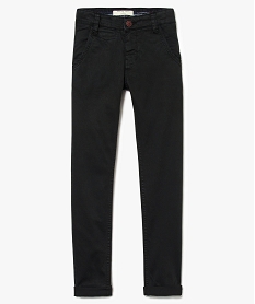 GEMO Pantalon chino en toile unie - American People noir vif