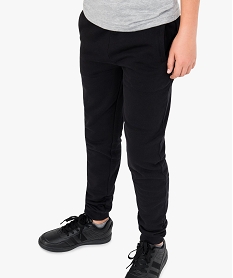 GEMO Pantalon de jogging 3 poches Noir