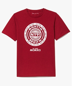 GEMO Tee-shirt manches courtes imprimé US Rouge