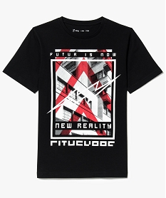 ROBE MULTICOLORE TEE-SHIRT BLACK