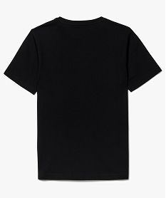 tee-shirt manches courtes imprime noir tee-shirts7484101_2