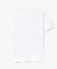 tee-shirt blanc imprime a manches courtes blanc7485701_2