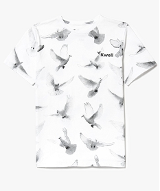 GEMO Tee-shirt imprimé oiseaux - Kwell by Soprano orange chine