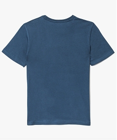 tee-shirt manches courtes imprime estival bleu7487001_2