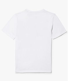tee-shirt coton flamme imprime toucan blanc7487201_2