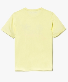 tee-shirt coton illustration estivale jaune7488701_2