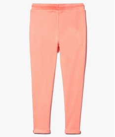 pantalon jogger a revers rose pantalons7492301_2