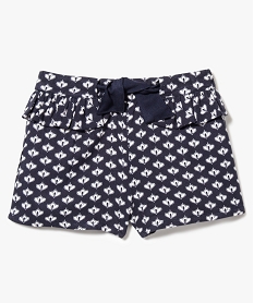 LING.BAS GRIS SHORT AOP BLACK / SNO