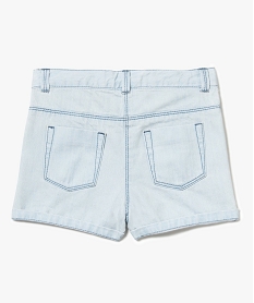 short en jean brode bleu shorts7493501_2