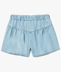 short taille haute ample et fluide bleu shorts7493601_1