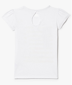 tee-shirt imprime manches ballon et sequins blanc7512101_3
