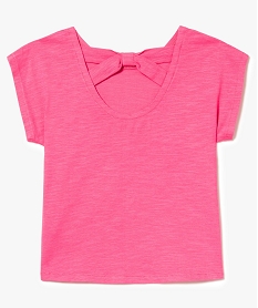 tee-shirt loose imprime avec dos original rose tee-shirts7514001_2