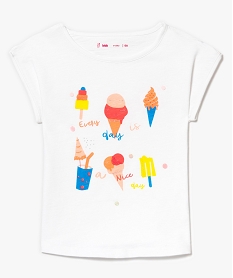 HOMEWEAR SNOW WHITE TEE-SHIRT BLANC