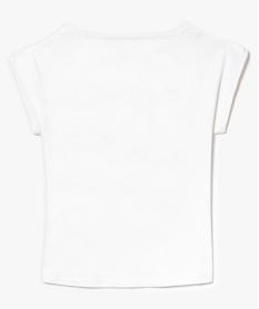 tee-shirt ample imprime avec epaules denudees blanc7514501_2