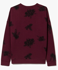 sweat imprime fantaisie rouge7525501_2