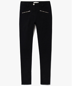 GEMO Pantalon noir avec zips noir standard