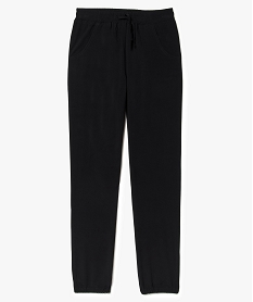 GEMO Pantalon fluide uni noir standard