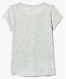 tee-shirt ample avec inscription sur lavant gris7535601_2