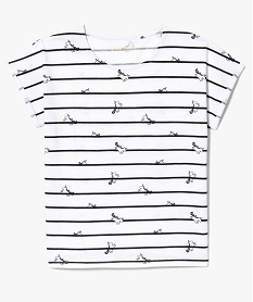 GEMO Tee-shirt manches courtes thème licorne Imprimé