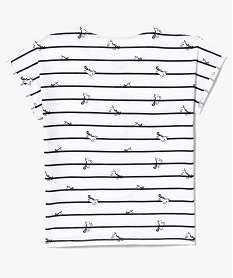tee-shirt manches courtes theme licorne imprime tee-shirts7536001_2