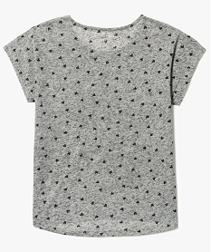 tee-shirt ample imprime gris7536701_2