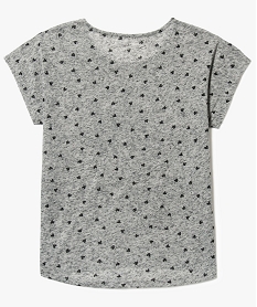 tee-shirt ample imprime gris7536701_4