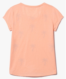 tee-shirt a motifs sequins orange7539101_2