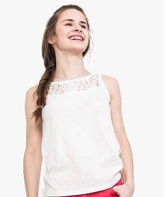 debardeur empiecement dentelle beige7542901_4
