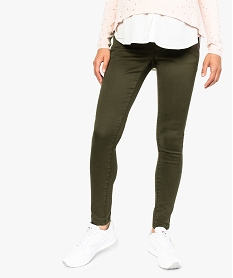 GEMO Pantalon de grossesse coupe slim Vert