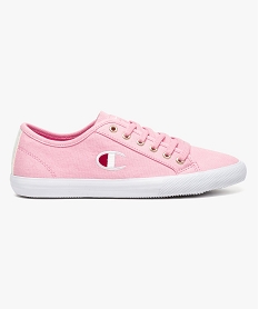 tennis lacees en toile - champion rose7548401_1