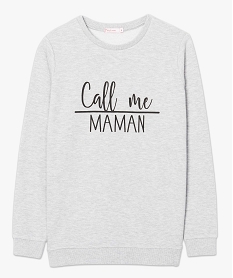 sweat de grossesse a message gris7548901_4
