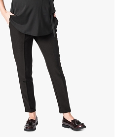 GEMO Pantalon de grossesse version smocking noir standard
