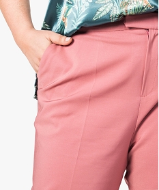 pantalon de tailleur 78e - gemo x lalaa misaki rose pantalons et jeans7549701_2
