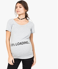 GEMO Tee-shirt de grossesse imprimé à manches courtes Imprimé