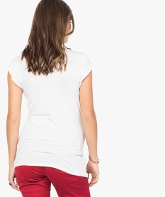 tee-shirt de grossesse imprime avec manches volantees imprime7553901_3