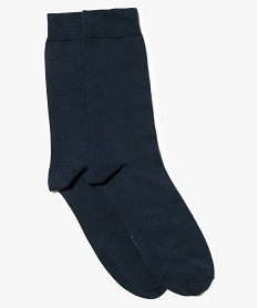 chaussettes homme unies en fils decosse (lot de 2) vert vif7565601_2